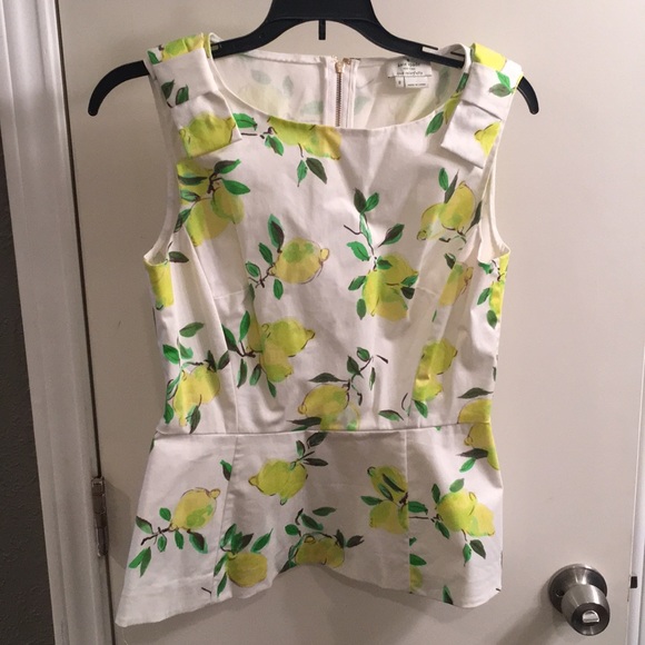 Kate Spade Lemon Drop Thalia Top - Picture 4 of 6